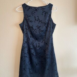 City Triangles Navy Floral Mini Dress